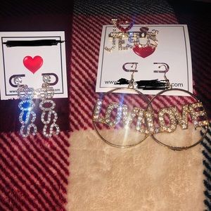 Costume jewelry earrings